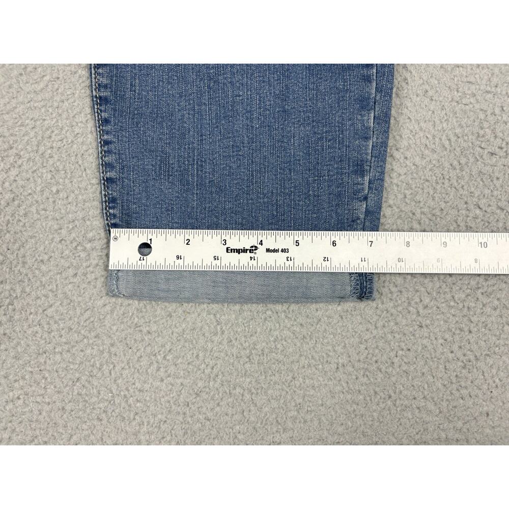 Levi Strauss Jeans Womens 24/w37 43x25 Blue Distressed Casual Cowgirl City - Picture 9 of 11
